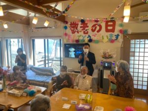 長崎市　小菅町　ひばり苑　敬老会