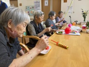 長崎市　小菅町　ひばり苑　スイカ割り