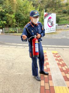 長崎市　小菅町　ひばり苑　消防訓練